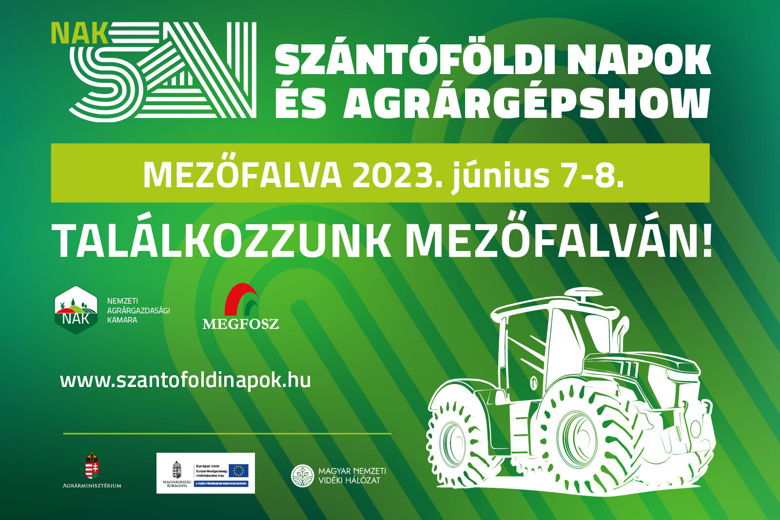 Holnap nyitja meg kapuit a NAK Szántóföldi Napok és AgrárgépShow 2023